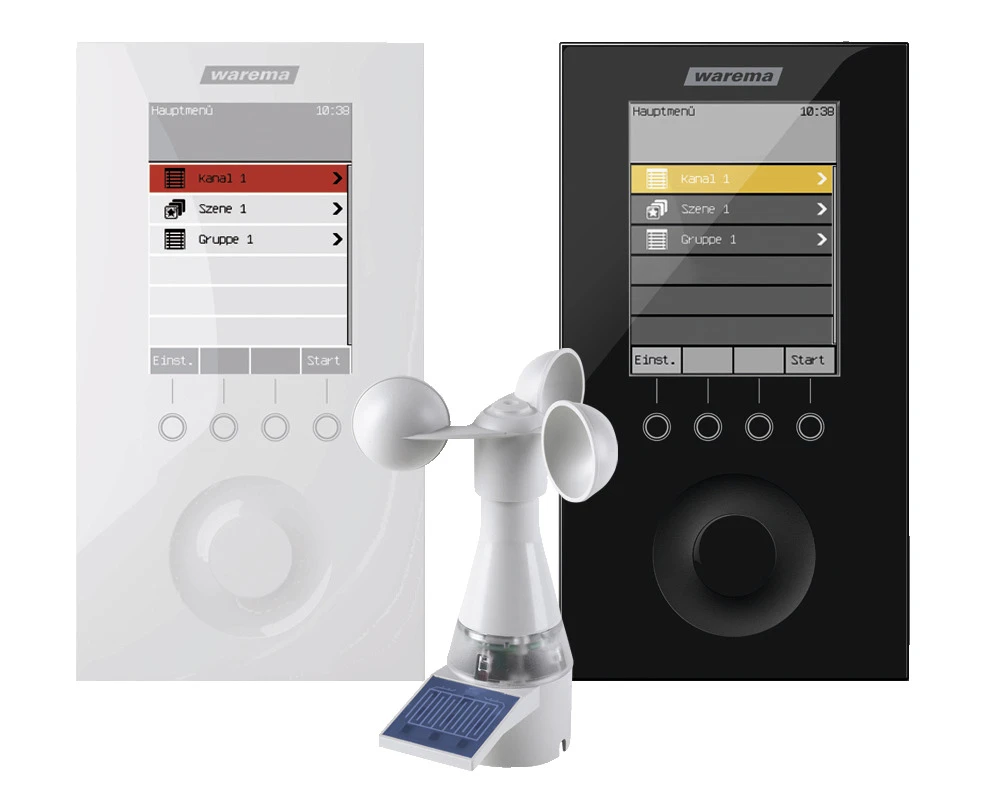 Warema Steuerungssystem mit Windmesser