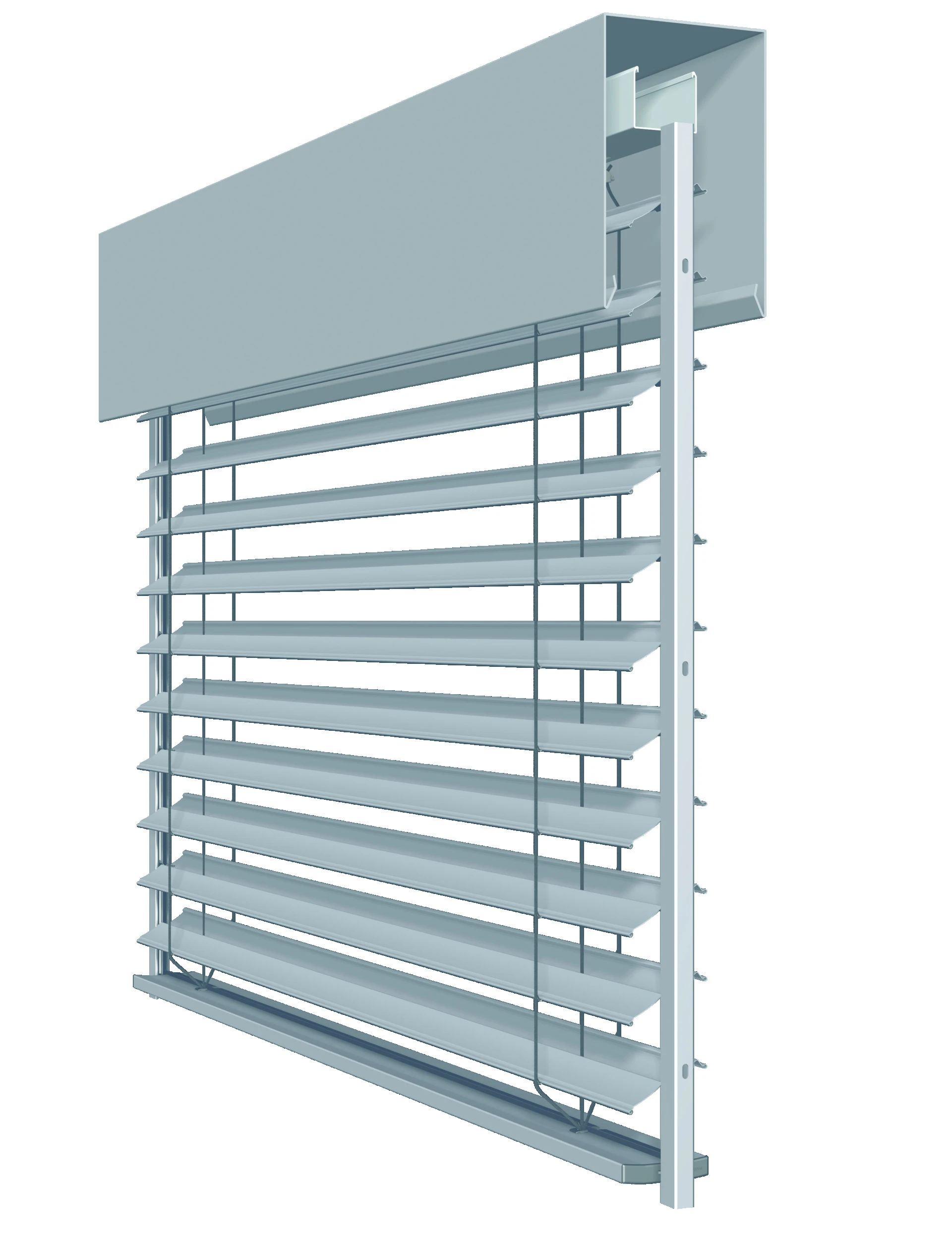 Illustration einer modernen Außenjalousie